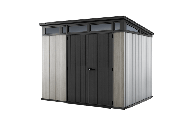 Artisan 9×7 Foot Large Outdoor Shed with Floor with Modern Design for Patio Furniture