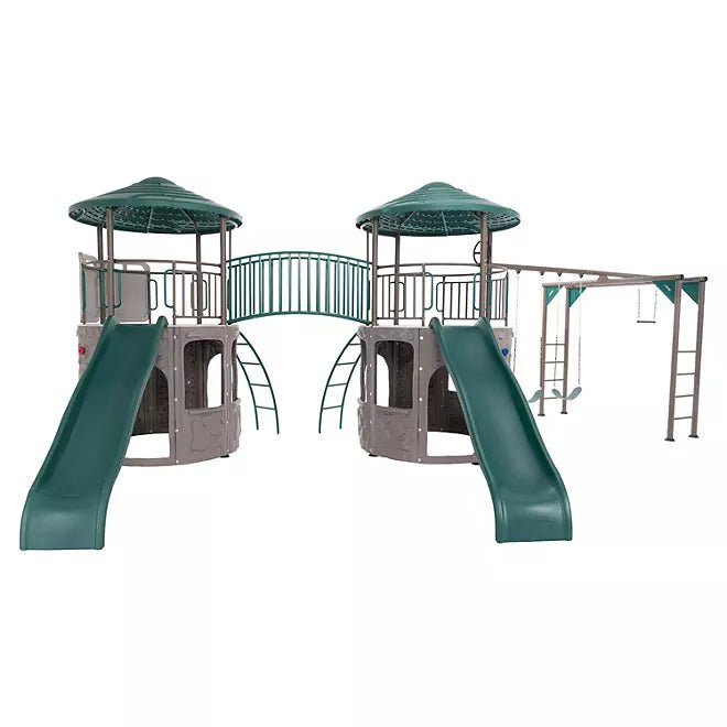 Alternative view of 90966 Double Adventure Tower with Monkey Bars