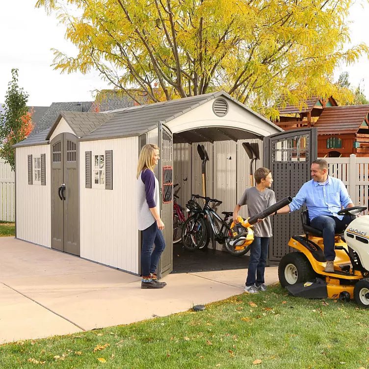 20′ x 8′ Outdoor Storage Shed Building Brown - Image 5