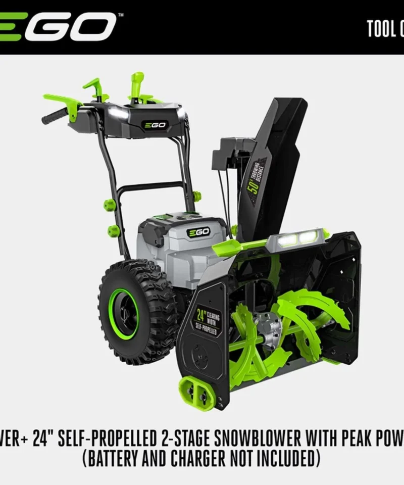Alternative view of EGO Power+ 24″ Self Propelled 2-Stages Snow Blower SNT2400