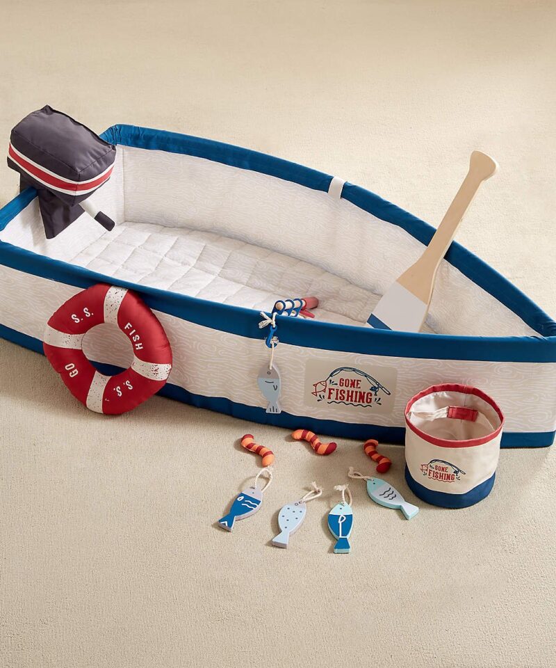 Wonder & Wise by Asweets Gone Fishing Boat Toddler Activity Toy - Image 6