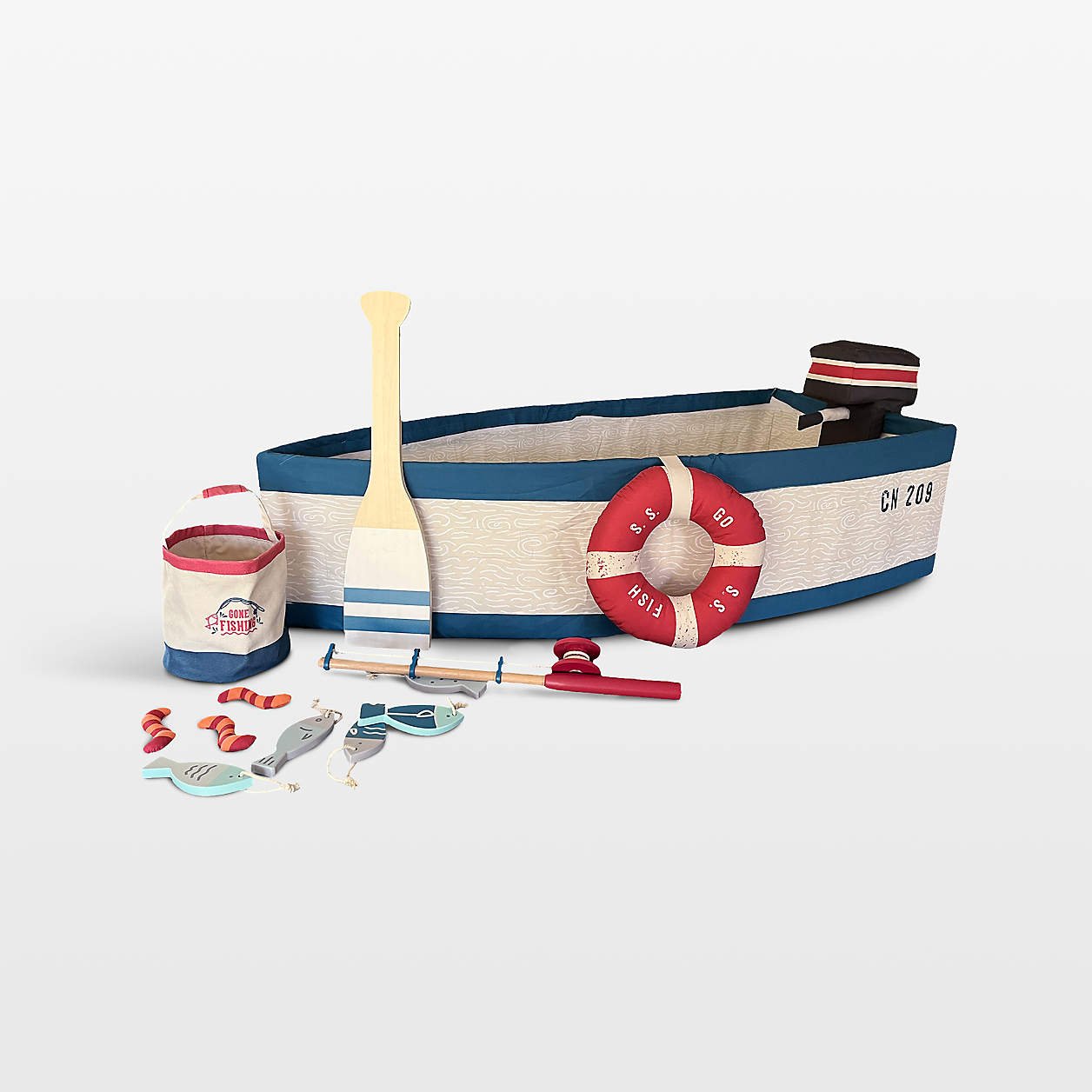 Wonder & Wise by Asweets Gone Fishing Boat Toddler Activity Toy - Image 7