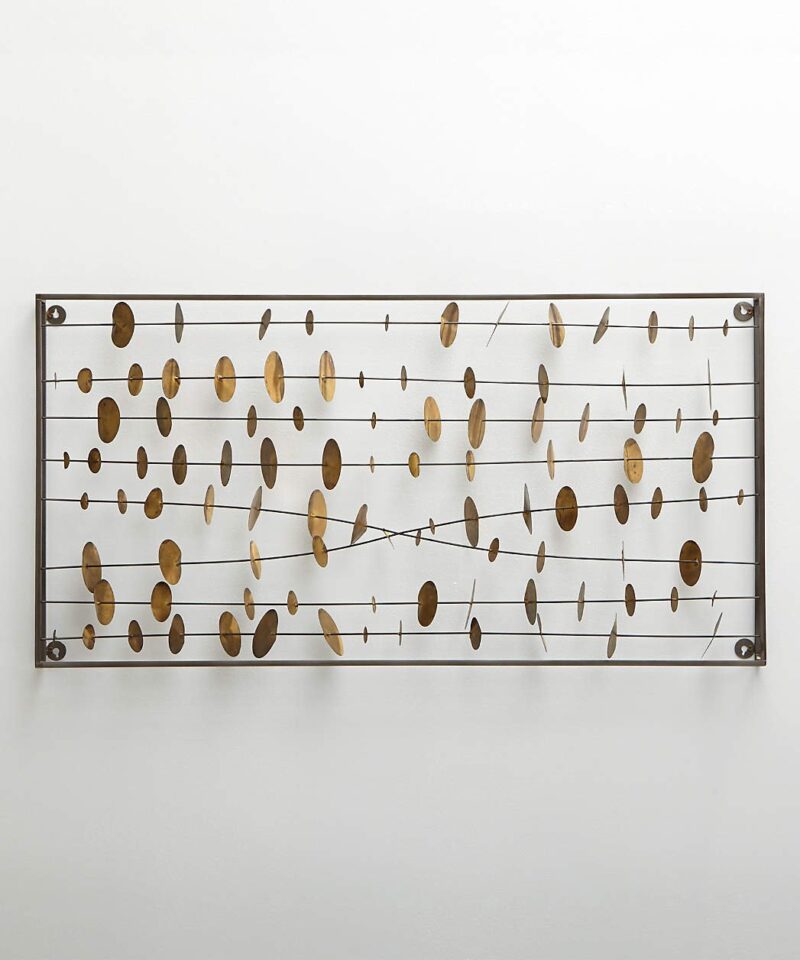 “Chimes” Metal Wall Art Sculpture 23.5″x46″ - Image 3