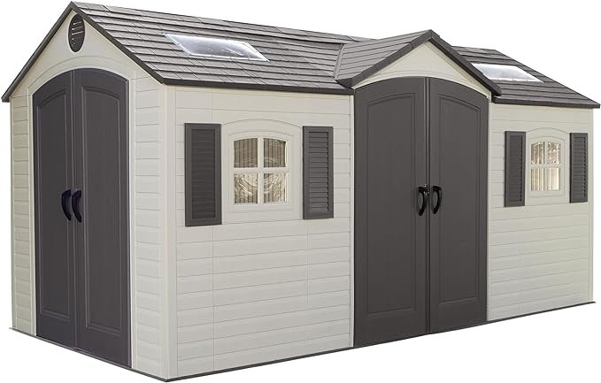 15′ x 8′ Dual-Entry Outdoor Storage Shed