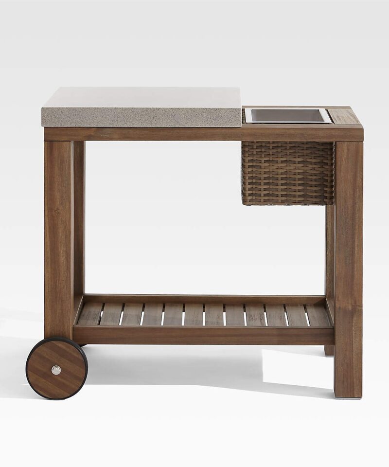 Abaco Outdoor Bar Cart - Image 6