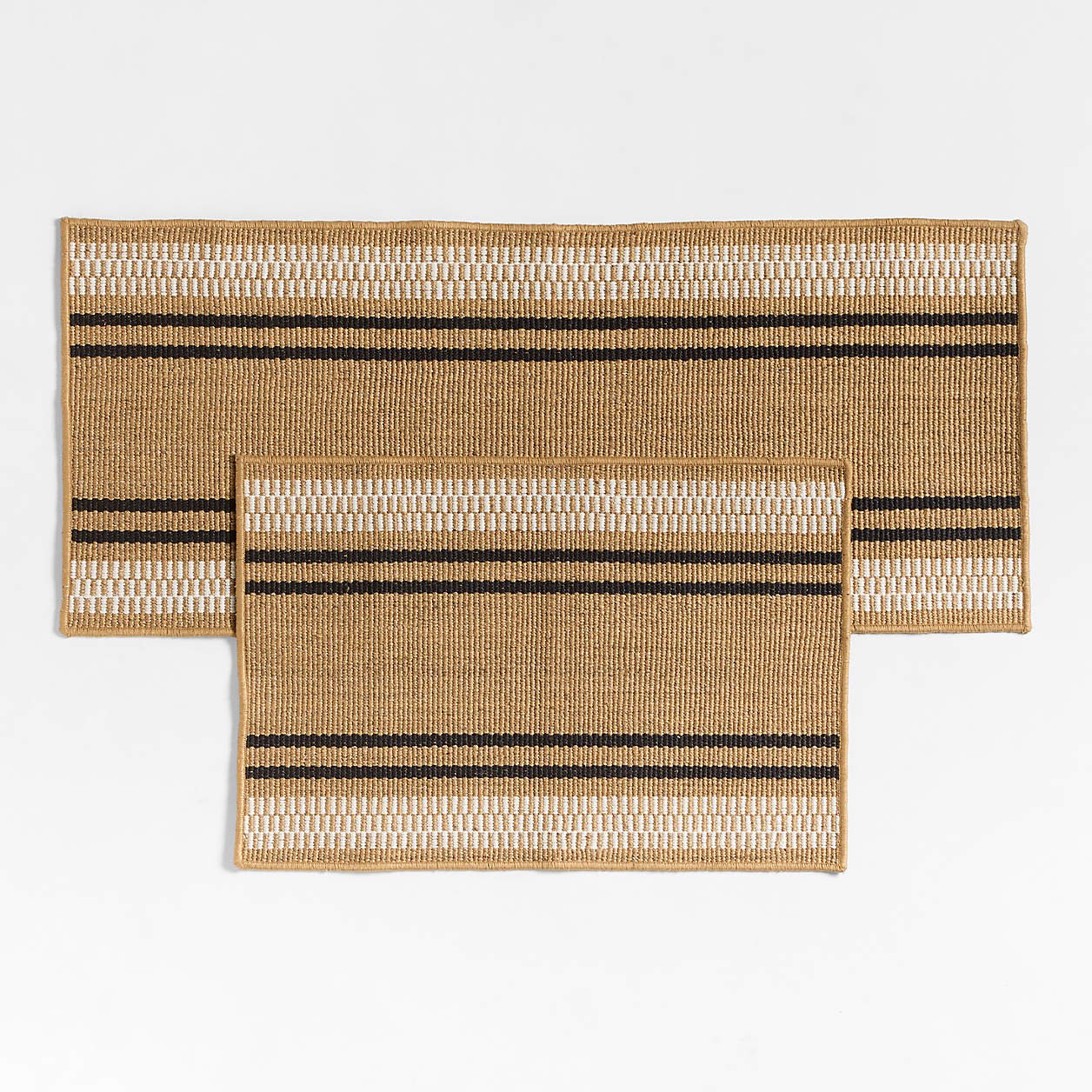 Modern Woven Stripe Indoor/Outdoor Doormat 24″x57″ - Image 4