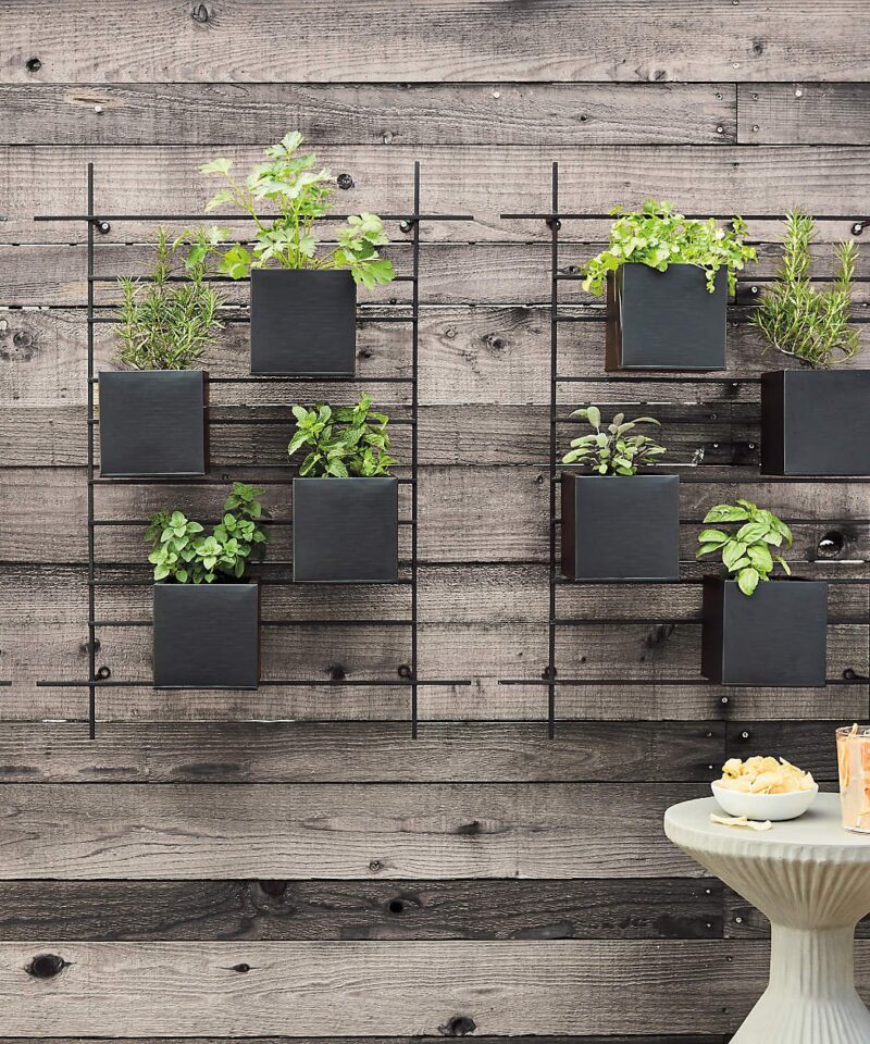 4 Box Wall Mounted Indoor/Outdoor Planter - Image 5