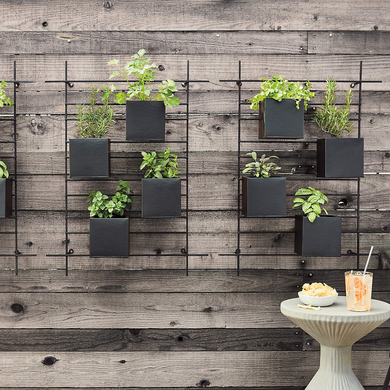 4 Box Wall Mounted Indoor/Outdoor Planter - Image 5